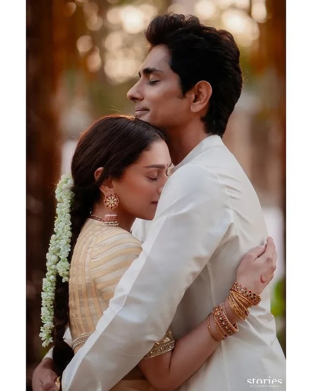 Aditi Rao Hydari and Siddharth 