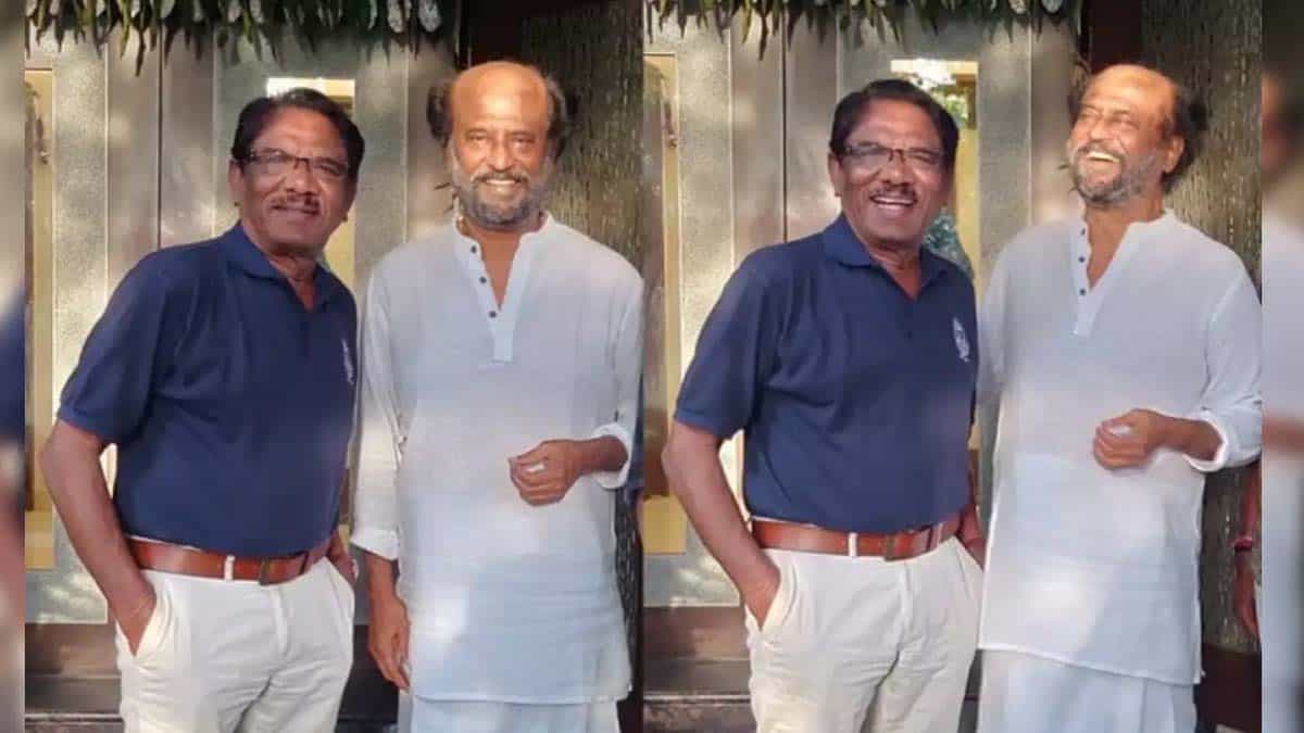 rajinikanth Hand sign