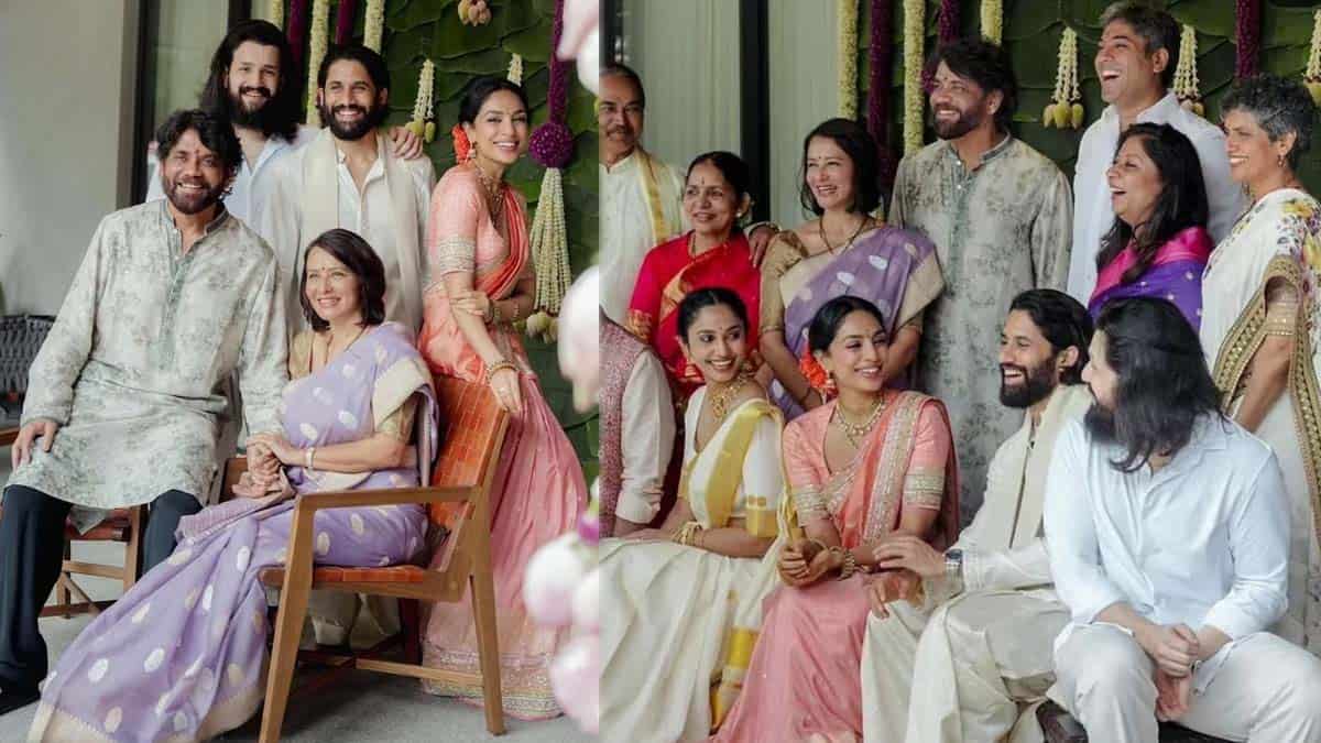 Nagarjuna Akkineni Family Celebrate Chaitanya Sobhita Marriage