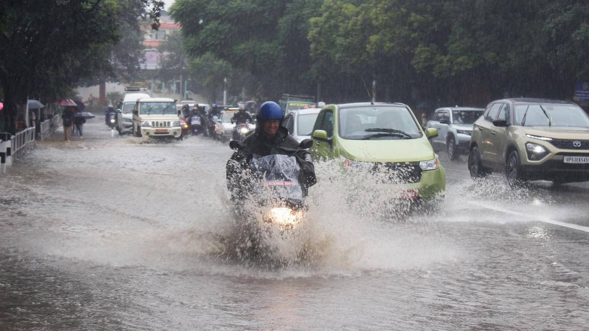 RAIN WATER IN ROADS