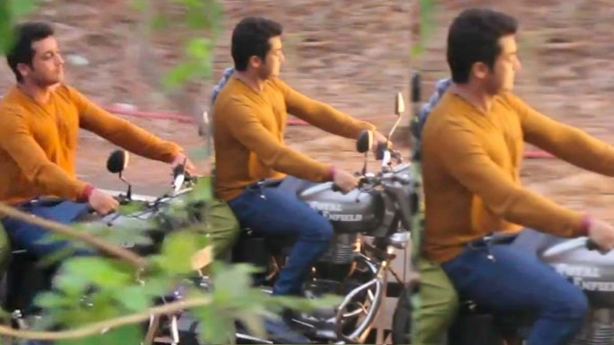 Suriya Bike Ride with Actress Photos Viral