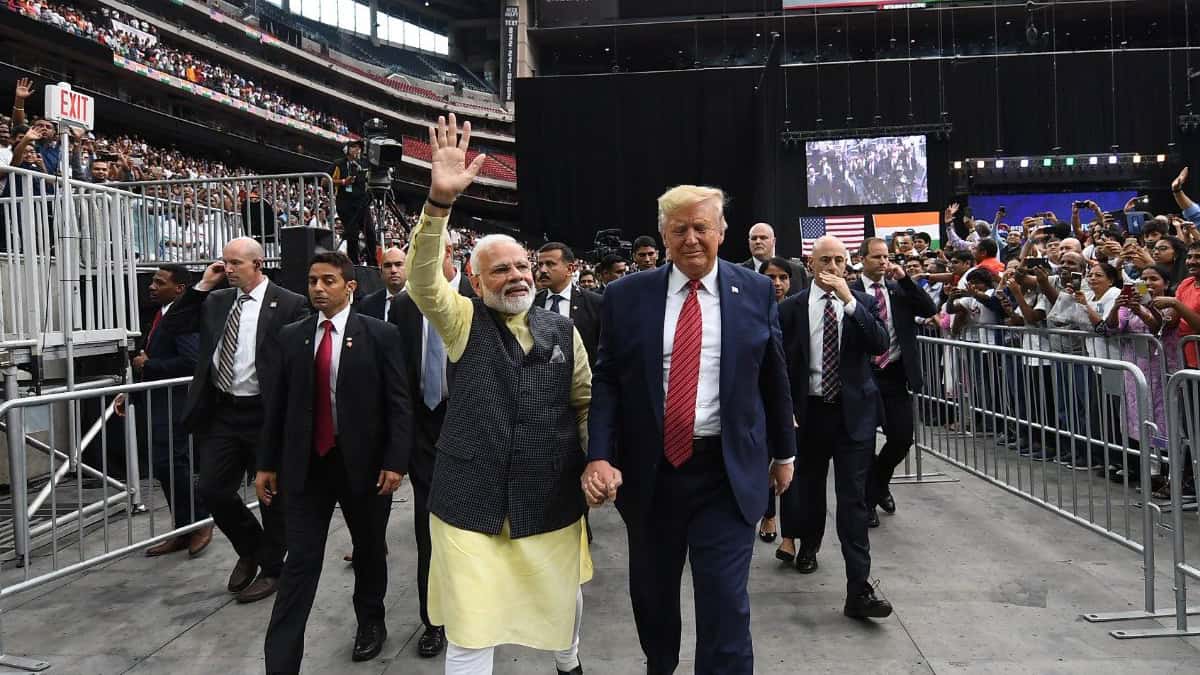 TRUMP WALK WITH MODI