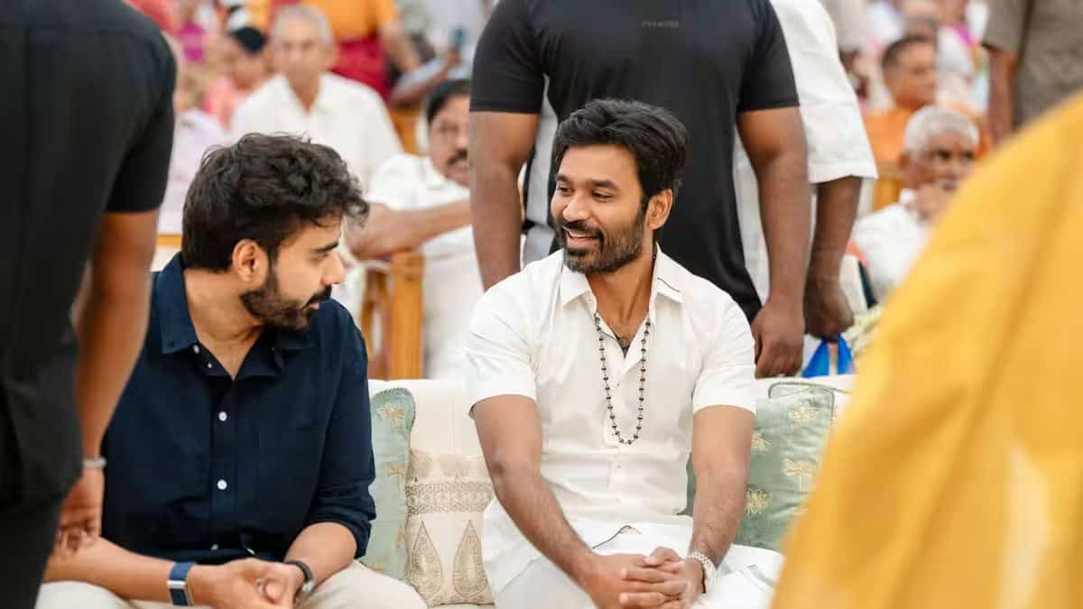 Dhanush Attends Wedding Event
