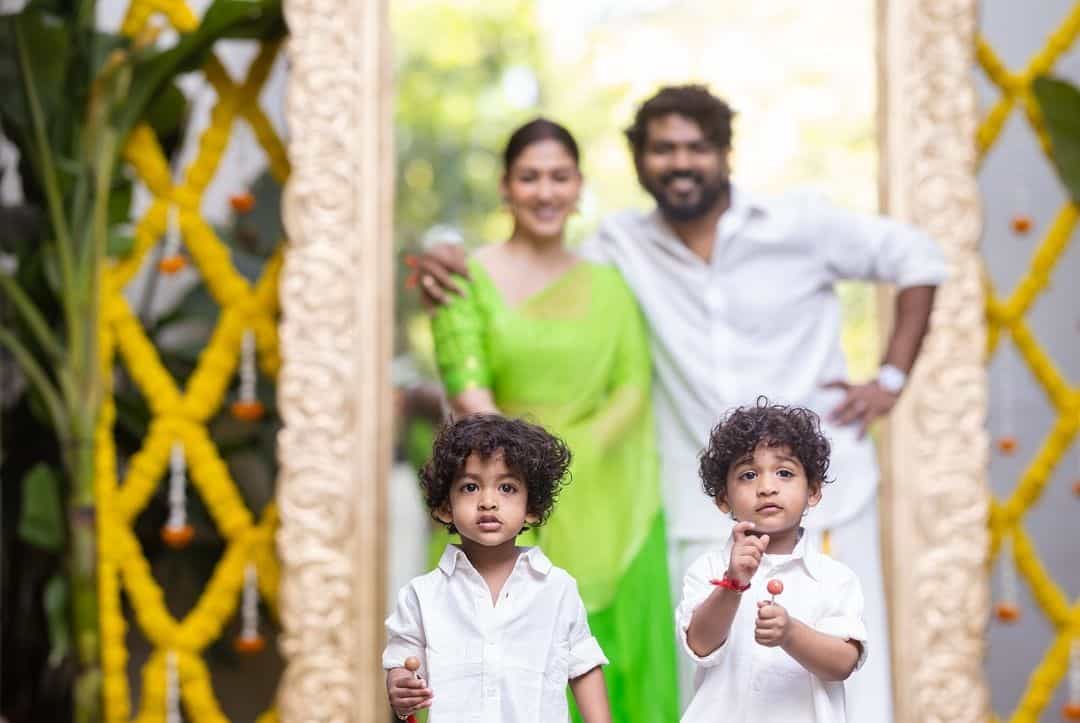 Nayan and Wikki sons Latest Photos