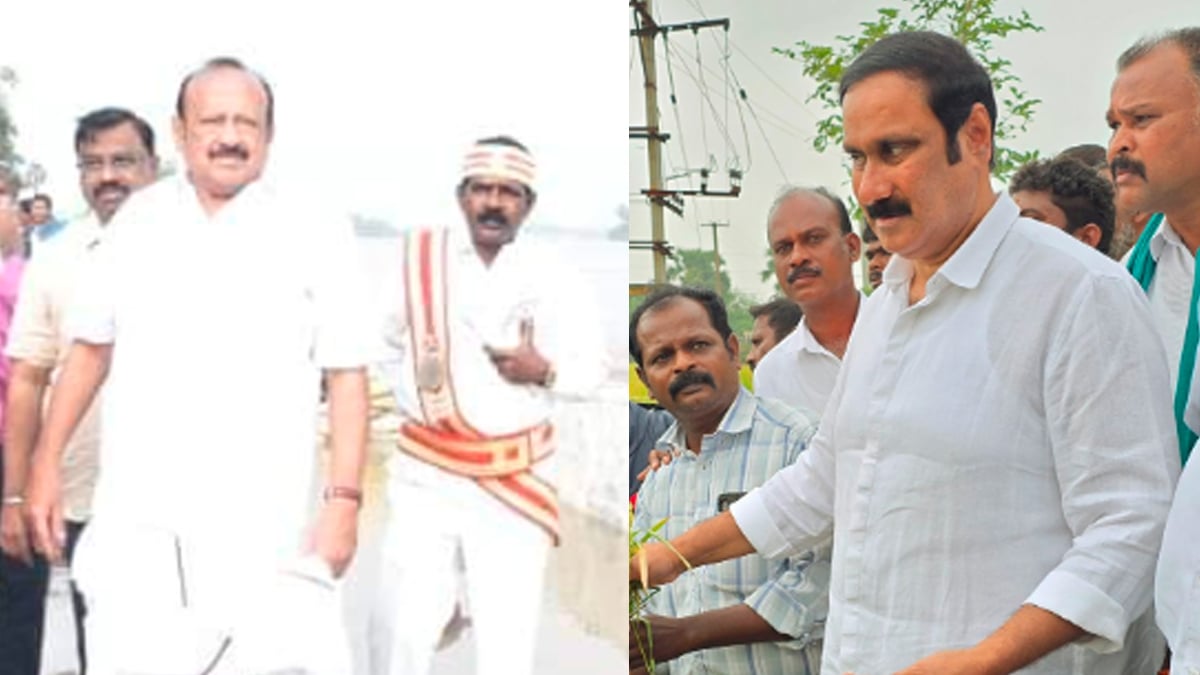 MRK Panneerselvam and Anbumani Ramadoss 