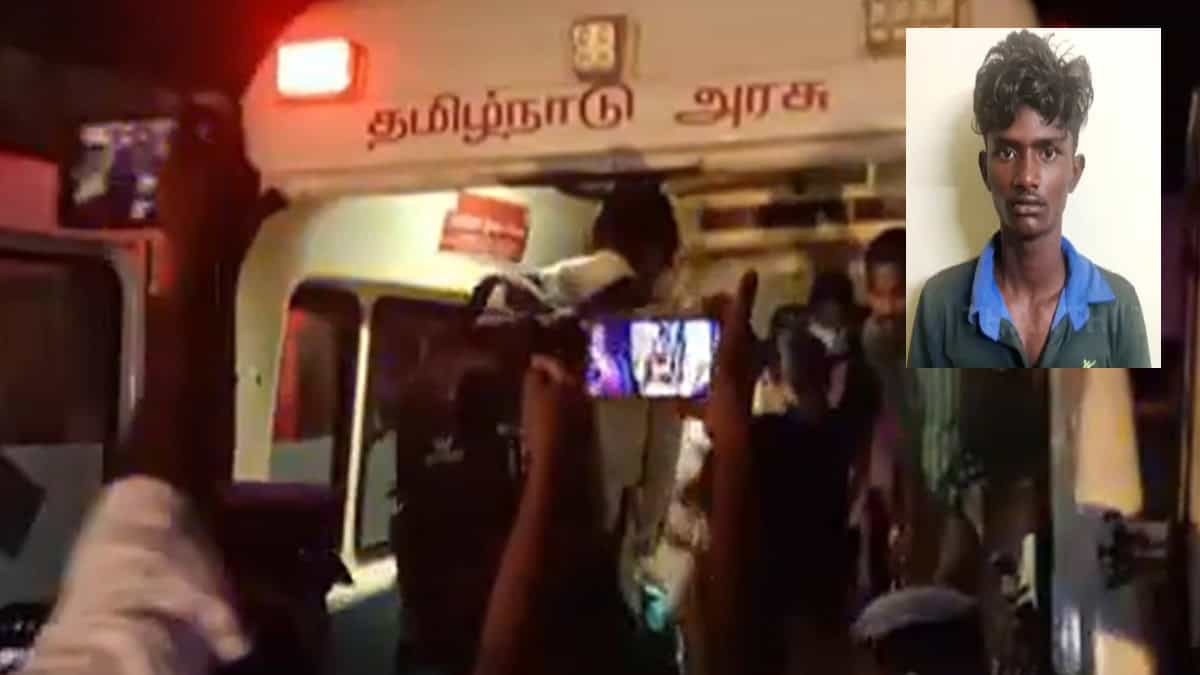 Youth stabbed in Sankarankovil Railway station and admitted in Nellai GH 