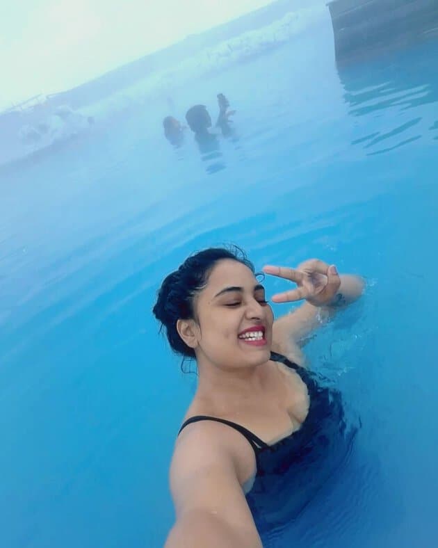 Srushti Dange Poolside Moments