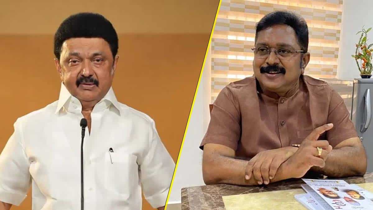 TTV dhinakaran Condemns Youth Arrested for Uploading Video Against CM Stalin Poster