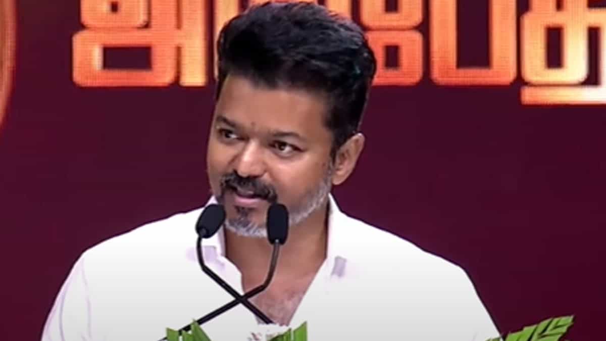 TVK Vijay about DMK 