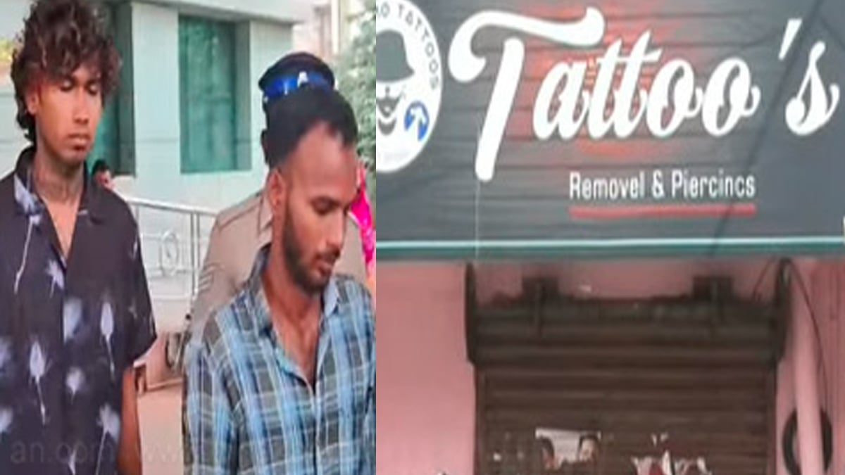 Tongue Tattoo in trichy two arrested 