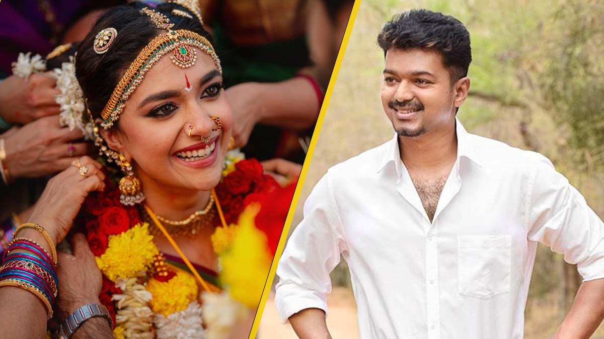 Vijay Attends in Keerthy Suresh Marriage