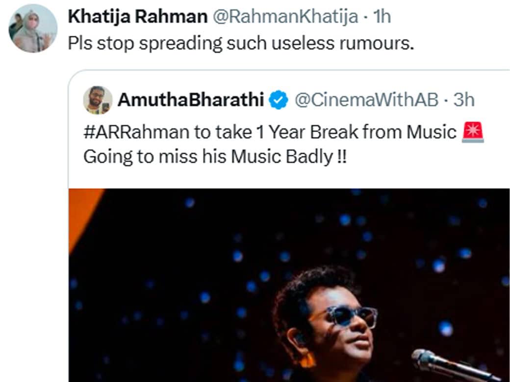 AR Rahman Rumors
