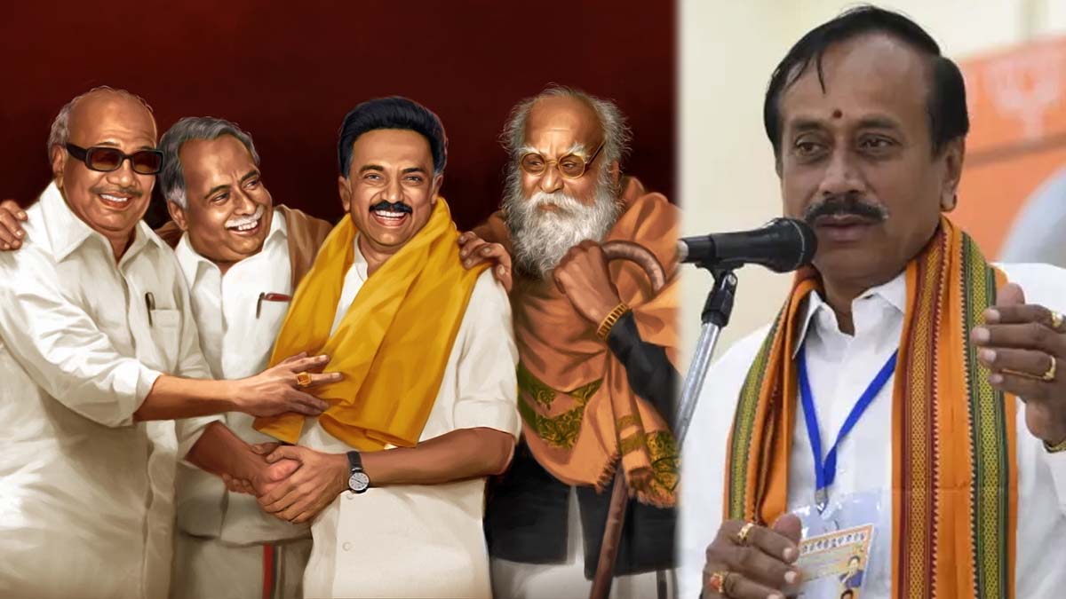 H raja Criticized Dravidian Stock in Canada Pm Resign Issue