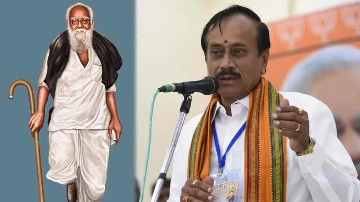 H raja controversy About Periyar