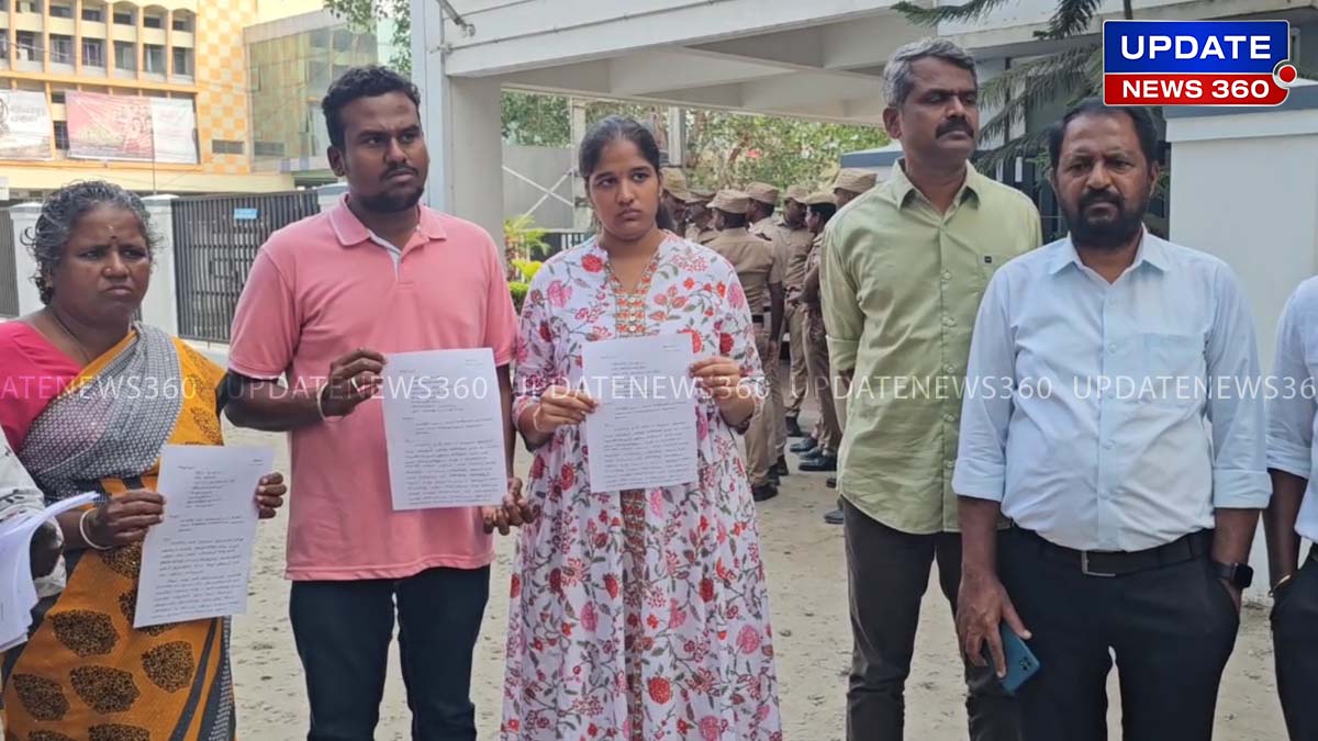 Love Couple refuge with police