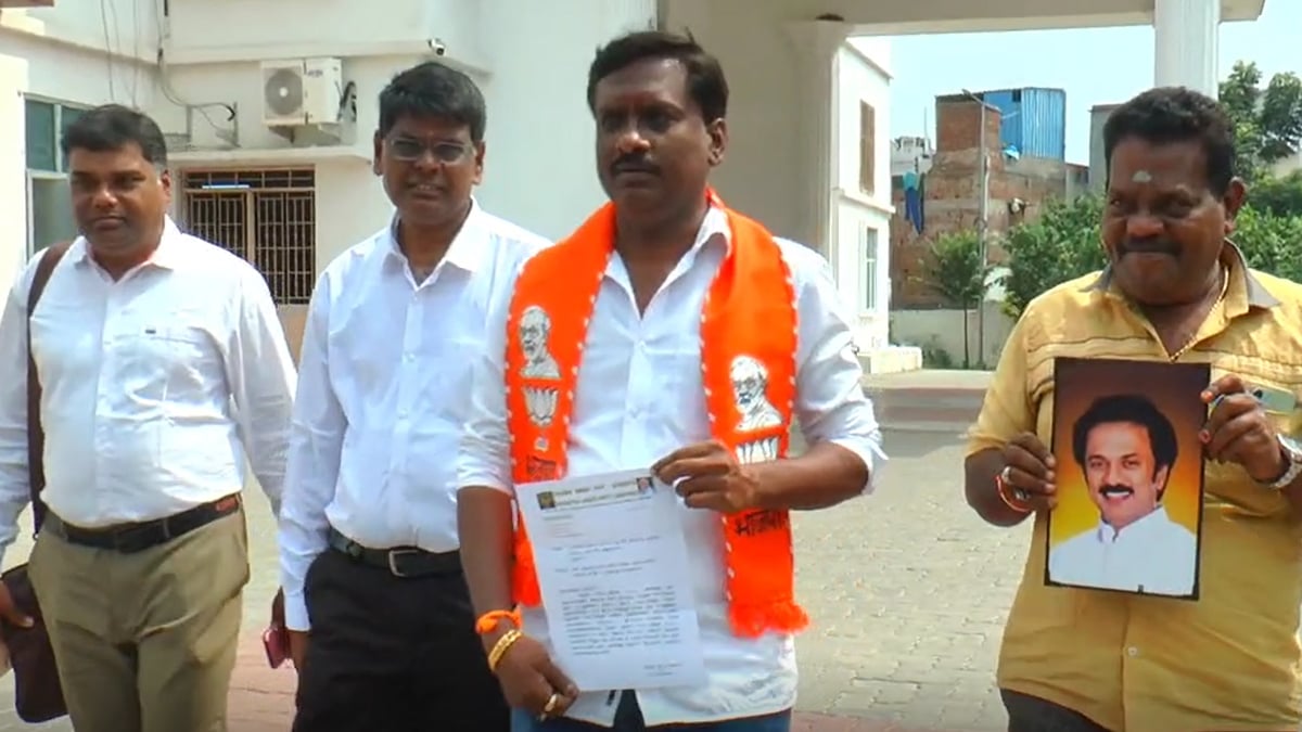 Madurai BJP demands MK Stalin photo in TASMAC