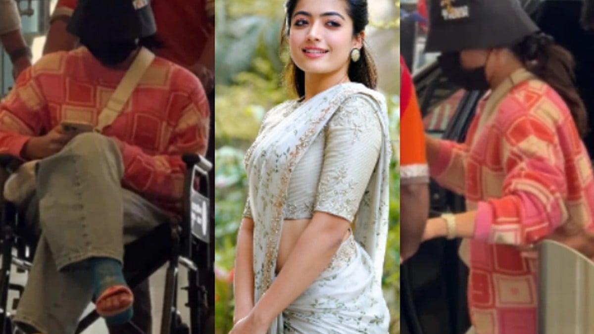 Rashmika Mandanna gym injury
