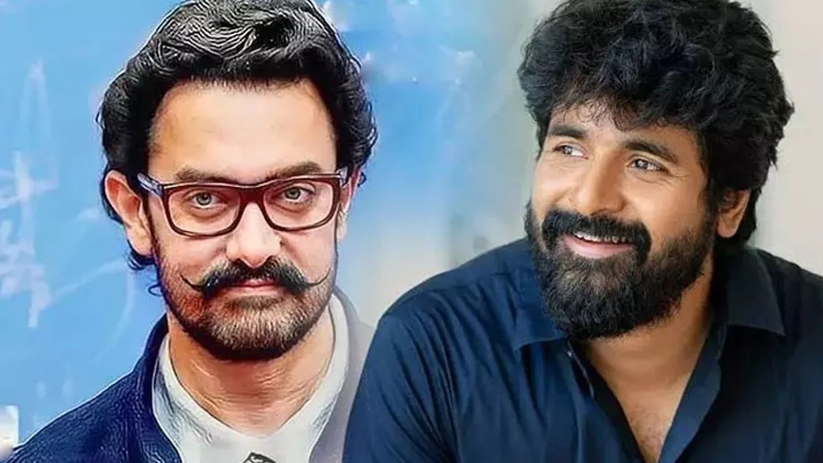 Sivakarthikeyan and Aamir Khan meeting
