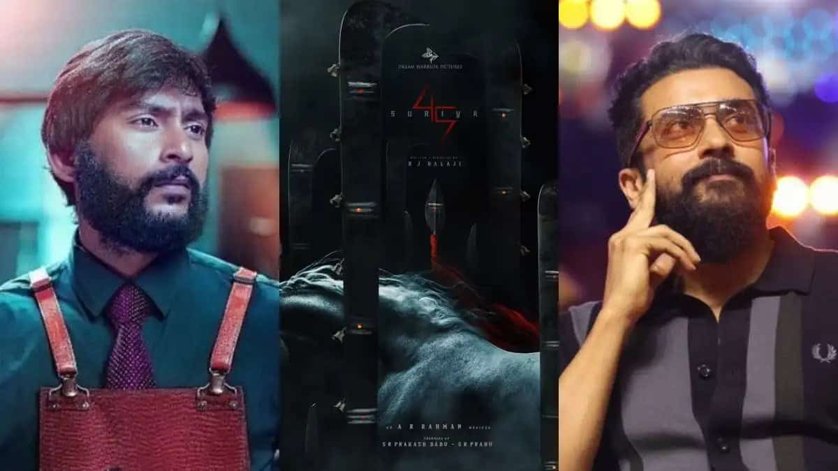 surya 45 movie villan role act in rj balaji