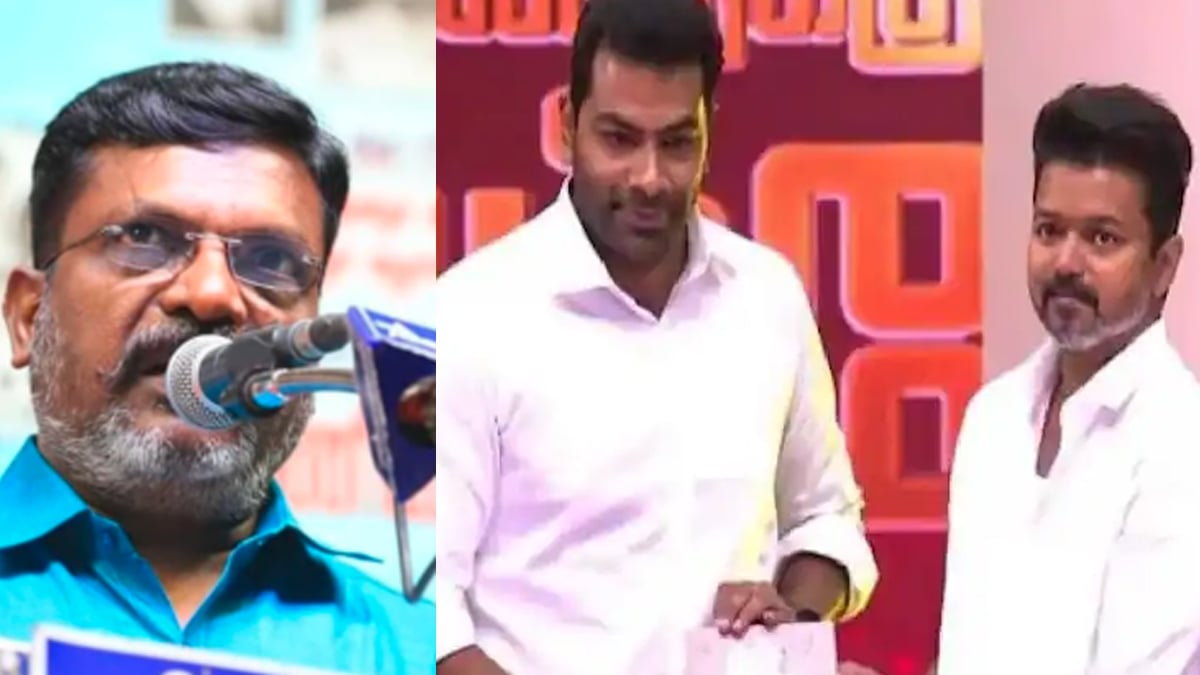 Thirumavalavan about Aadhav Arjuna will work with TVK Vijay 