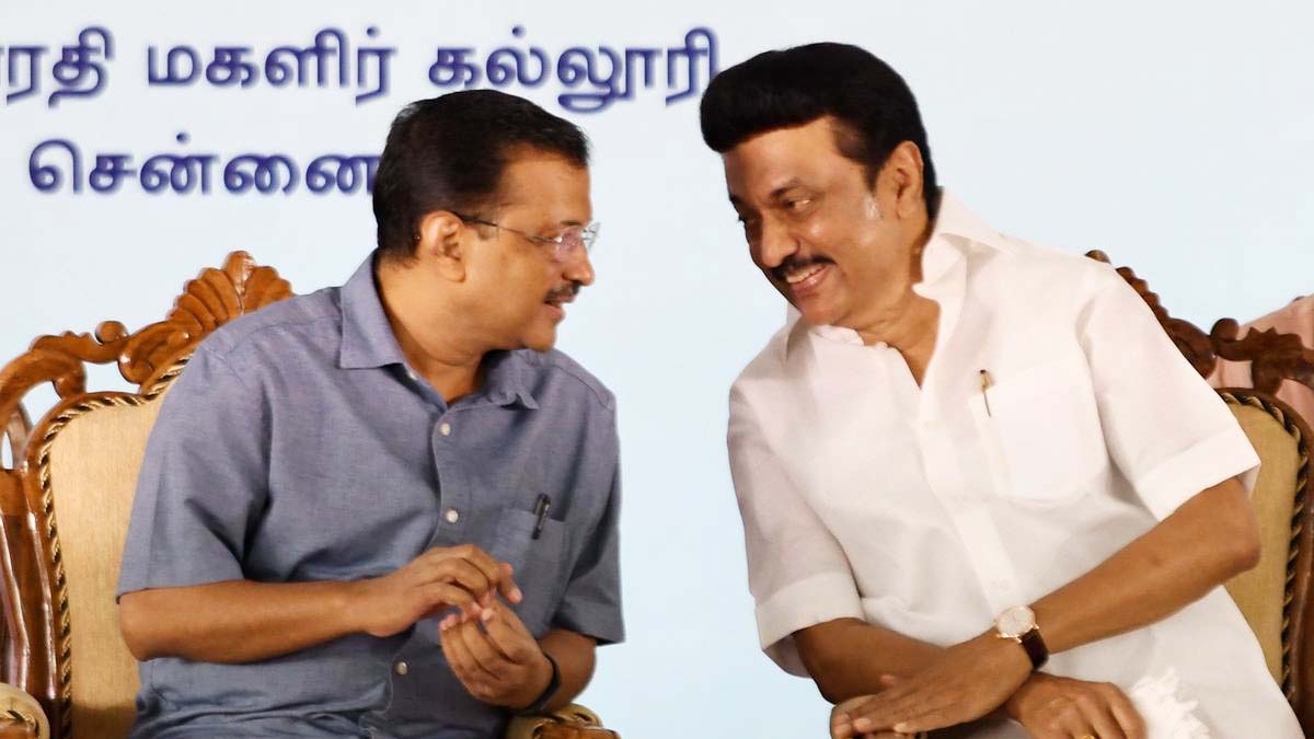 CM Stalin and Kejriwal