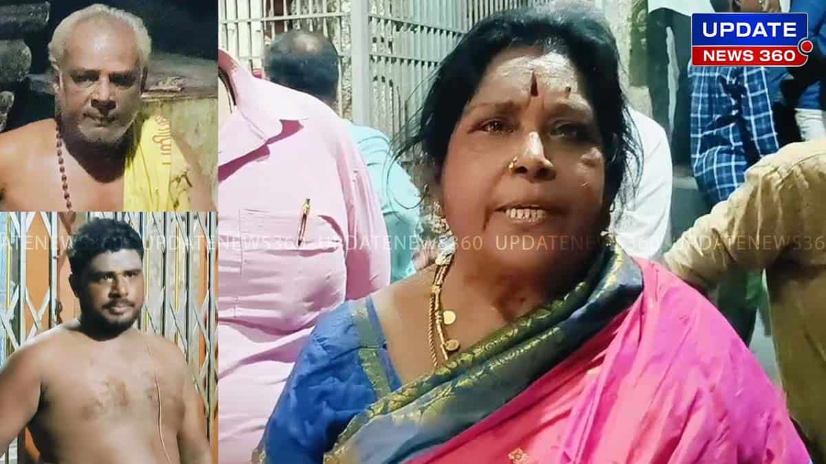 Old Woman Slapped by Temple Priest