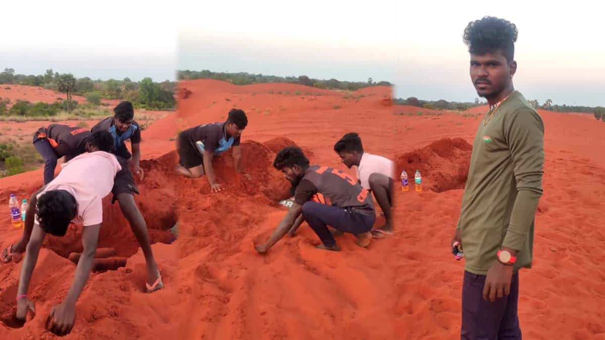 A young man is buried alive and make Instagram Reels to impress the audience.. Shocking video