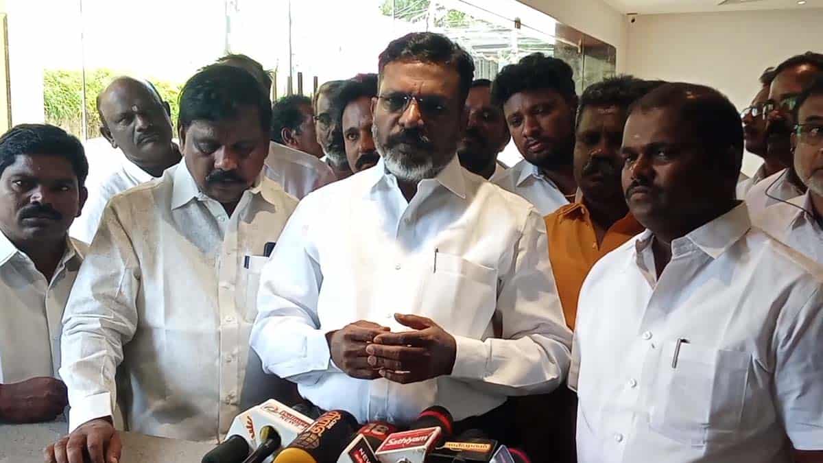 Amit Shah says okay.. but EPS says no.... Thirumavalavan's criticism!