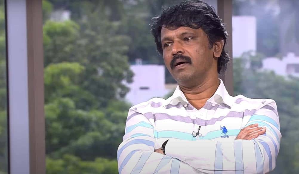 cheran heart break during interview because of a famous actor 