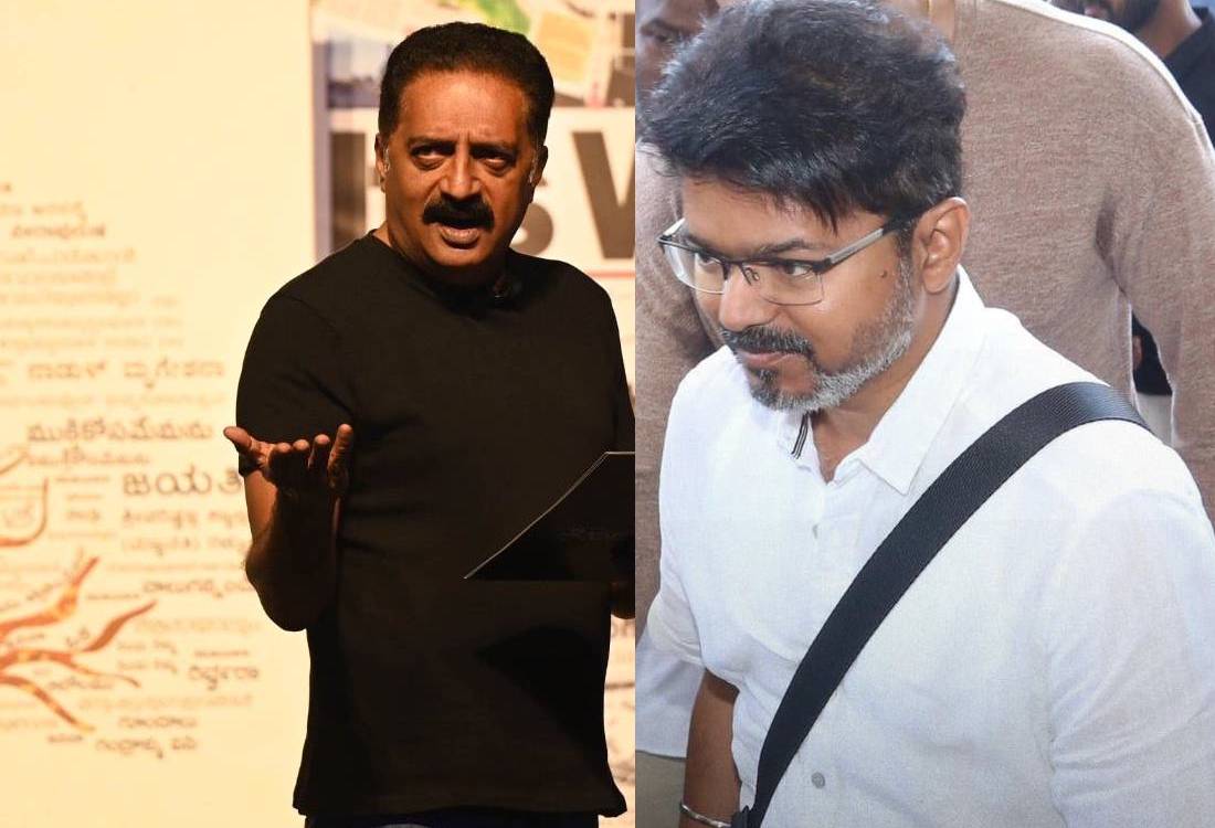 prakash raj criticize vijay and acting in jana nayagan movie