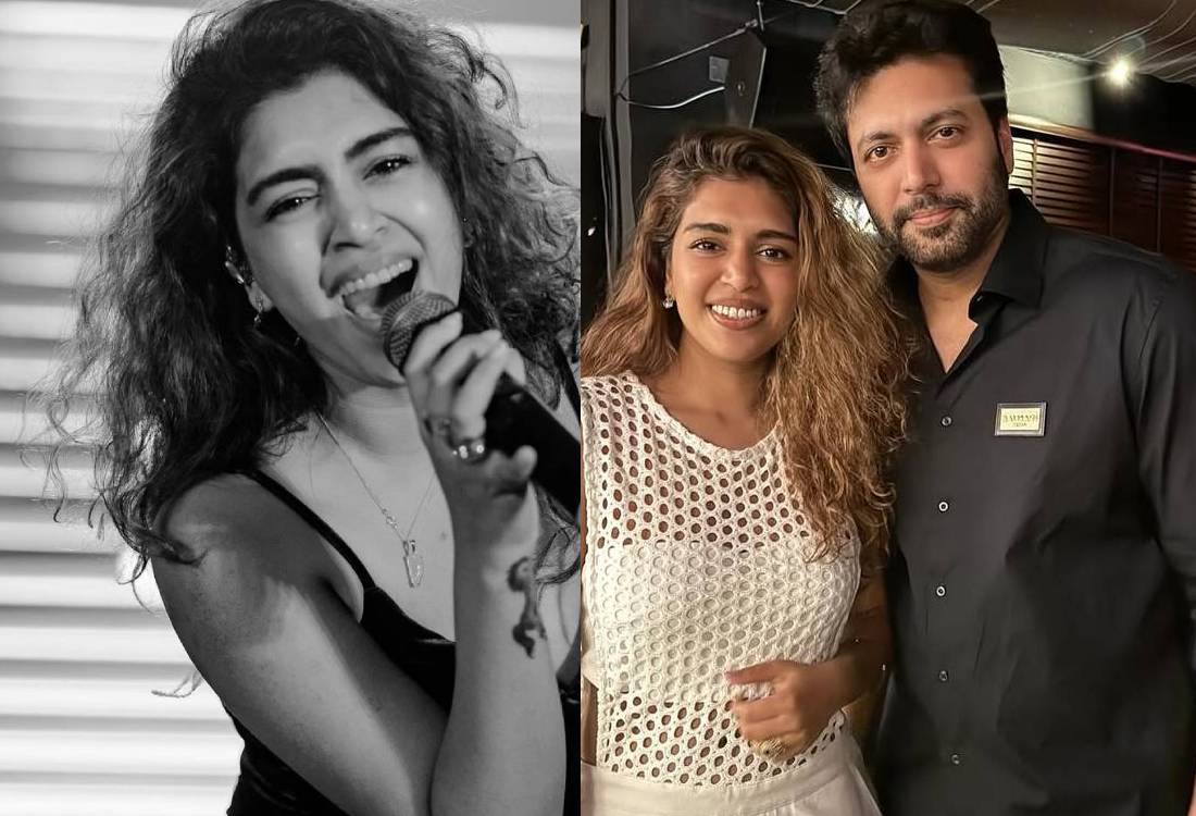 ravi mohan and kenishaa francis first meeting story