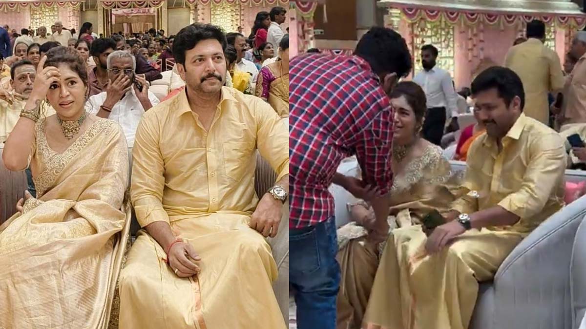Ravi mohan and Kenisha