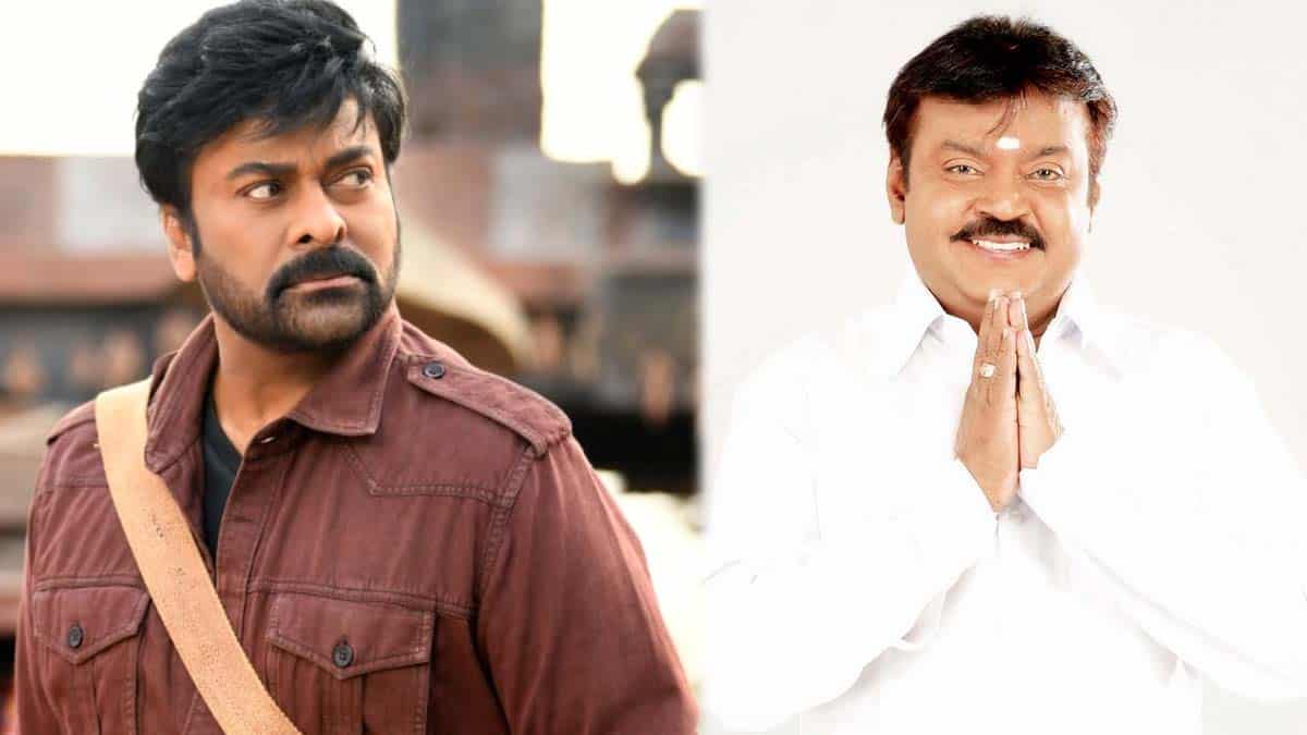what way has Vijayakanth fallen short of Chiranjeevi? The captain's friend is furious