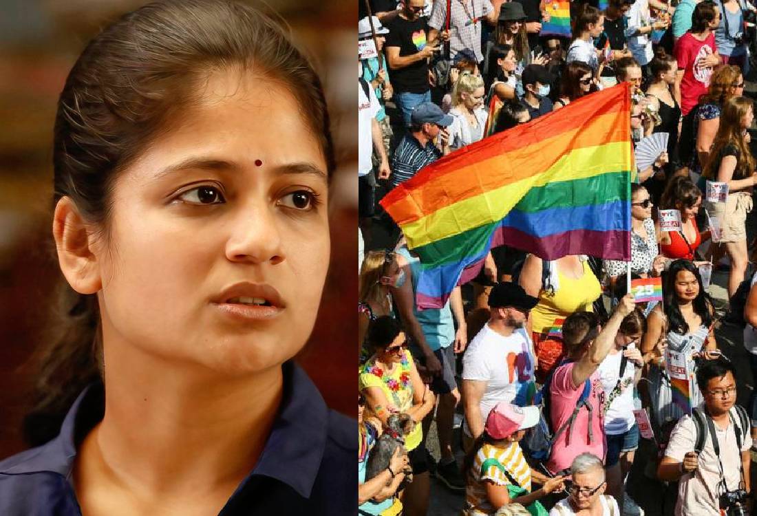 aditi balan talks about participated in lgbtq rally becomes controversial