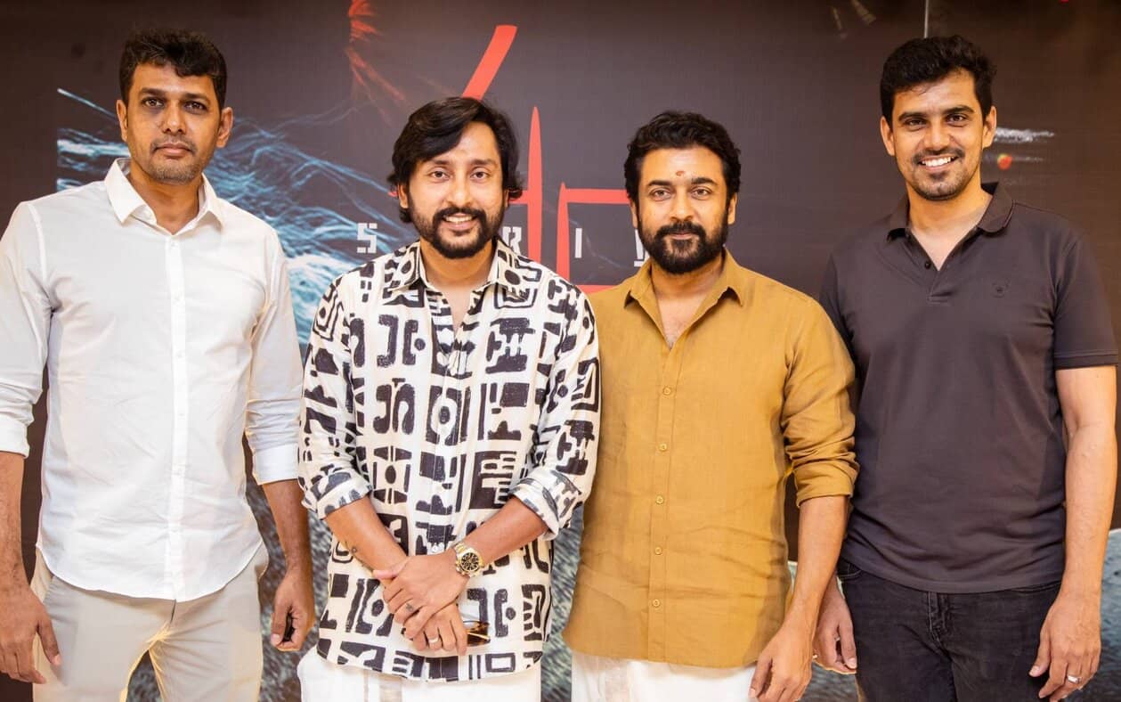 rj balaji direction suriya 45 title poster released