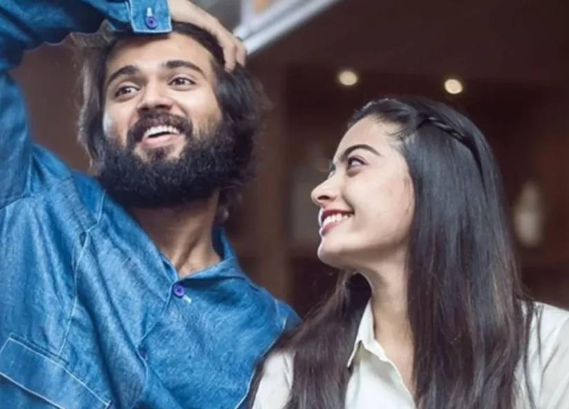 vijay deverakonda and rashmika mandanna travel in a same car video viral