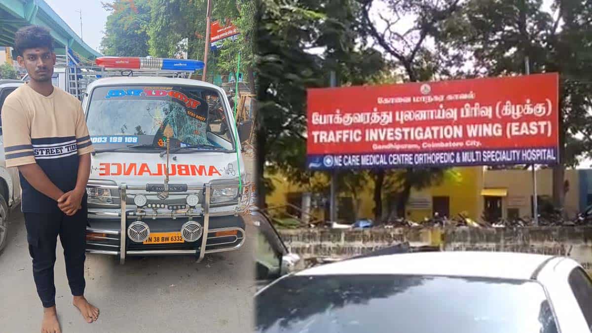 Woman dies after being hit by ambulance... Police arrest unlicensed driver