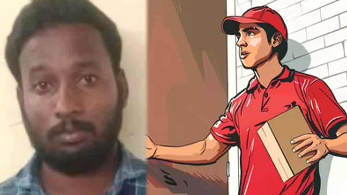 young man assaulted a woman when he came to make a delivery