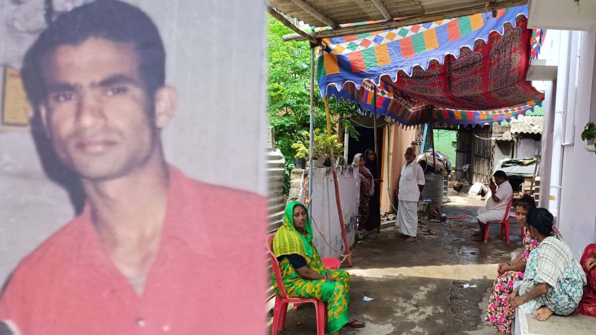 Husband died. Wife lived in the same room without knowing