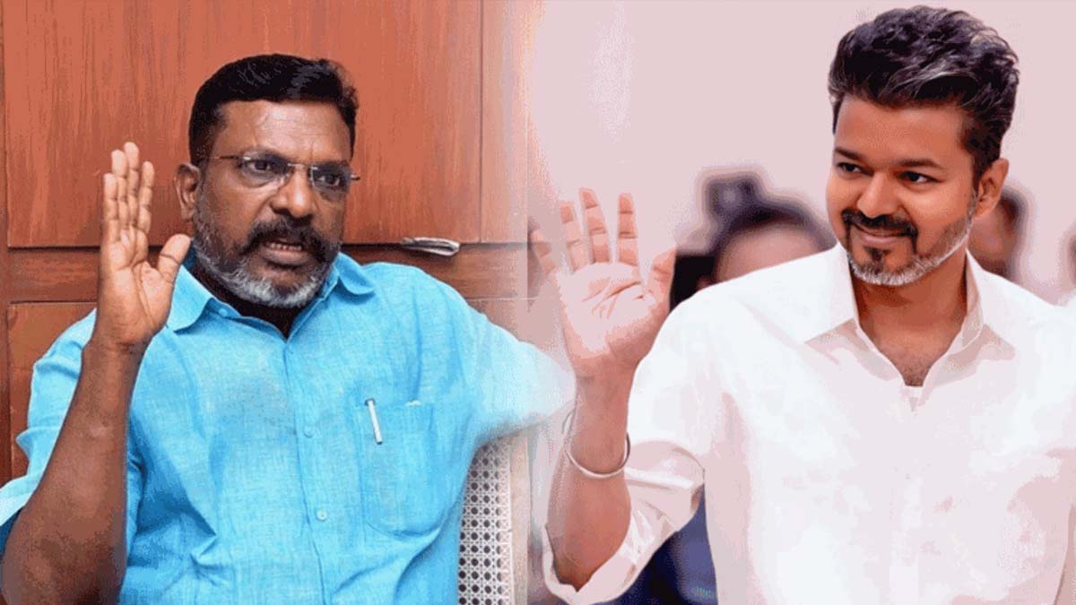 If Vijay says it will happen, I will welcome it wholeheartedly Says Thirumavalavan
